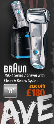 Braun 790-4 Series 7 Shaver with Clean & Renew System