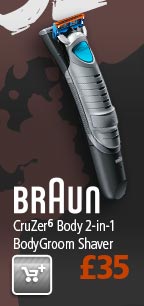 Braun Cruzer 6 Body 2-in-1 BodyGroom Shaver