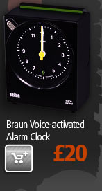 Braun Voice-activated Alarm Clock