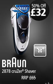 Braun Cruzer3 2878 Shaver with 50% off