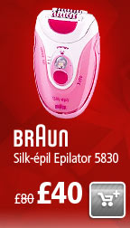 The Braun Silk-epil Epilator 5830 now £40