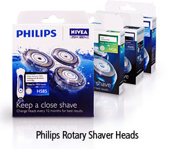 Philips Rotary Shaver Heads at Shavers.co.uk