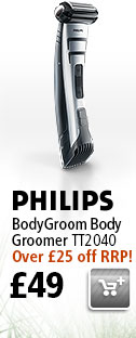 Over £25 off the RRP of the Philips BodyGroom TT2040