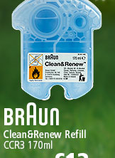 Braun Clean&Renew Refill, £13