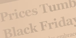 Prices Tumble on Black Friday