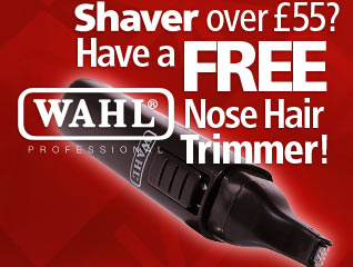 If you buy any Shaver over &#163;55 at Shavers.co.uk you&#39;ll receive a free Braun 5560 Nasal Trimmer