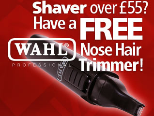 If you buy any Shaver over £55 at Shavers.co.uk you'll receive a free Braun 5560 Nasal Trimmer