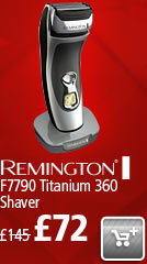 The Remington F7790 Titanium 360 Shaver now £72