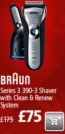 Braun 390cc-3 Series 3 Shaver now &#163;75