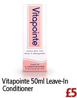 Vitapointe 50ml Leave In Conditioner now under &#163;5