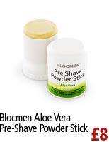 Blocmen Aloe Vera Pre-Shave Powder, £8