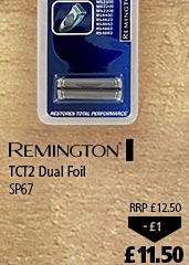 Remington TCT2 Dual Foil SP67 now £11.50