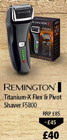 Remington Titanium-X Flex & Pivot Shaver F5800, now £40