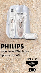 Philips Satin Perfect Wet & Dry Epilator HP6579, now £60