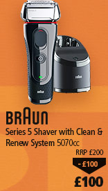 Braun Series 5 Shaver 5070cc now £100