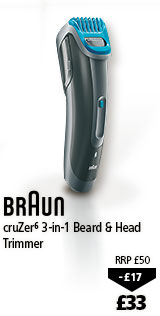 Braun Cruzer 6 3-in-1 Beard & Head Trimmer, £33
