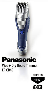 Panasonic ER-GB40 Wet & Dry Beard Trimmer, £43