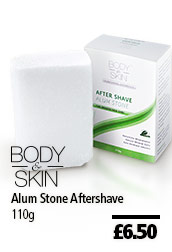 Body & Skin Alum Stone Aftershave, £6.50