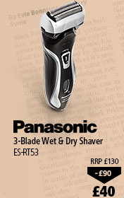 Panasonic ES-RT53 Wet and Dry Shaver, £40