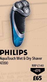 Philips AquaTouch Wet & Dry Shaver AT890 £65