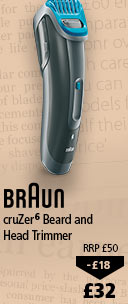 Braun Cruzer 6 Beard and Head Trimmer, £32