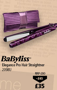Babyliss Elegance Hair Straightener 2098U, £35