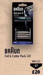 Braun 32B Foil and Cutter Pack, £20