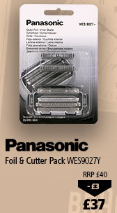 Panasonic WES9027Y Foil and Cutter Pack, £37