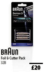 Braun Foil and Cutter Pack 32b, £20