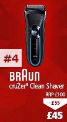 Braun Cruzer 5 Clean Shave Shaver, now £45