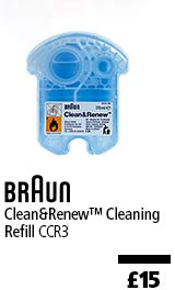 Braun Clean&Renew Cleaning Refill Cartridges, £15