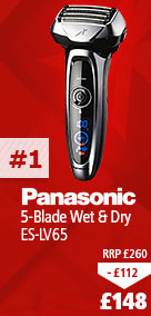 Panasonic 5-Blade Wet and Dry Shaver ES-LV65, £148