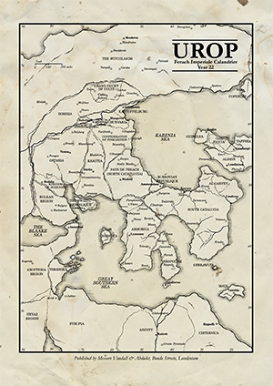 Map of Urop Illustration