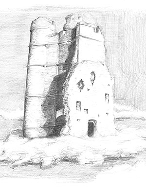 Castles in the Air, pencil