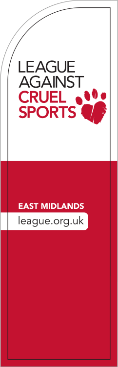 League Against Cruel Sports flag banner