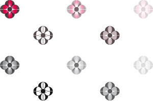 Flowers Without Fuss symbol variations