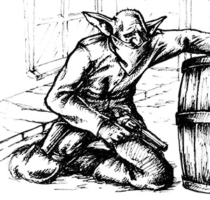 Goblin Bandit Illustration for Frontear