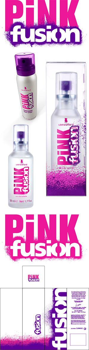PiNK fusion EDT brand design