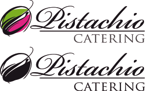 Pistachio Catering Logo, Colour and Black & White