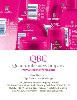 QBC business card